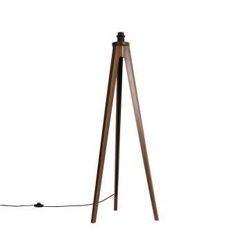 Rusztikus állólámpa állvány dióból - Tripod Classic kép