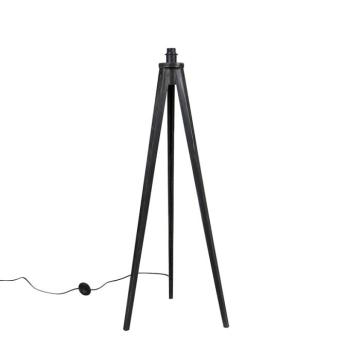 Rusztikus állólámpa állvány fekete - Tripod Classic kép