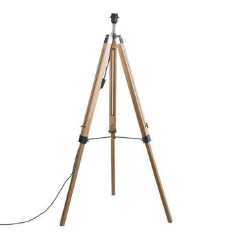 Rusztikus állólámpa fa nélkül árnyékoló - Tripod kép