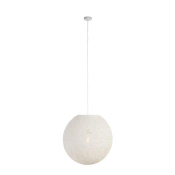 Rusztikus lógólámpa fehér 60 cm - Corda kép