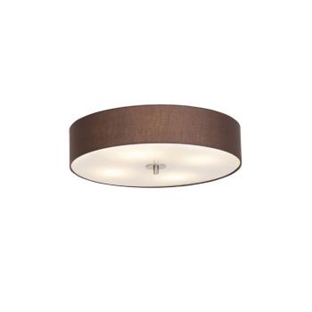 Rusztikus mennyezeti lámpa barna 50 cm - Drum kép