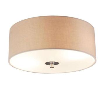 Rusztikus mennyezeti lámpa bézs 30 cm - Drum kép