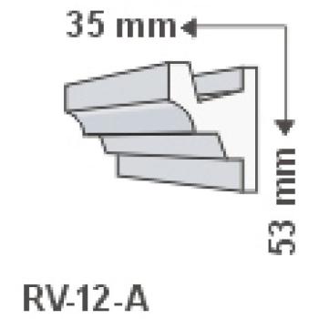 RV-12/A , Rejtett világítás díszléc , oldalfal , 1.25 m/db kép