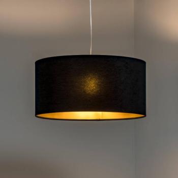 Salina függőlámpa, fekete/arany, Ø 50cm kép
