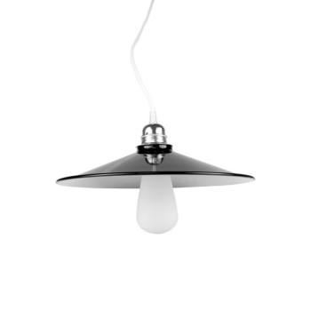 SEGULA Concav függő lámpa fémből, fekete kép