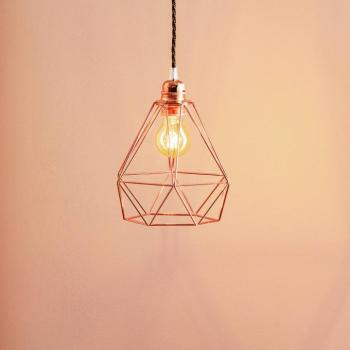 SEGULA Diamant függő lámpa réz színű kép