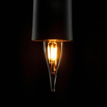 SEGULA LED-es gyertyalámpa Francia gyertya E14 2W átlátszó kép