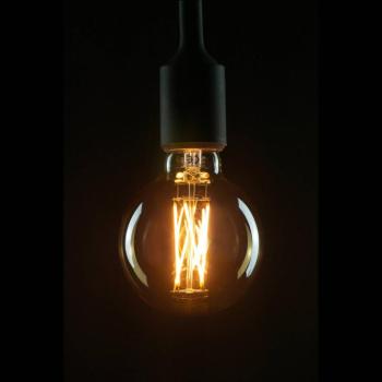 SEGULA LED gömblámpa E27 G95 5W 2,200K arany fényerősségű, dimmelhető kép