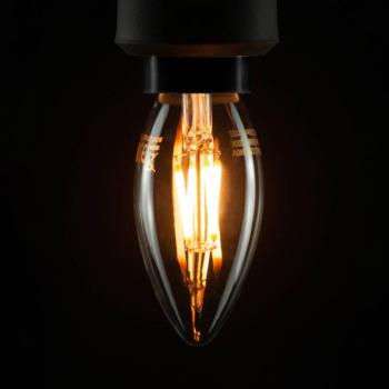 SEGULA LED gyertya lámpa E14 3W 2200K izzószál átl kép
