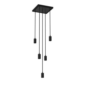 SEGULA Madox Square 5X Wave függőlámpa fekete E27 kép