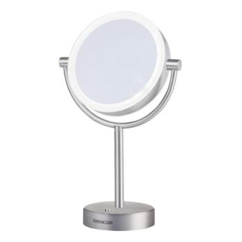 Sencor Sencor kozmetikai tükör LED világítással, 5W, 230V, rozsdamentes acél  kép