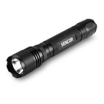 Sencor Sencor LED alumínium zseblámpa 5W, 6xAAA, IP44, fekete  kép