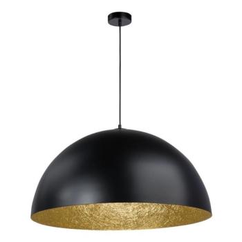  SFERA lógó 1xE27/60W/230V, 50 cm átmérő, fekete/arany  kép