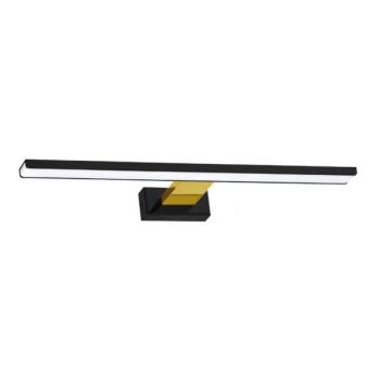  SHINE LED fürdőszobai tükörvilágítás 13,8W 230V IP44 fekete/arany  kép