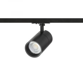 Sínes LED lámpa , track light , 1 fázisú , 2 pólusú , 20W , CCT , dimmelhető , fekete , RENDL , WISH kép
