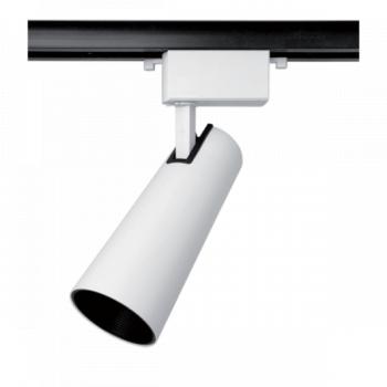 Sínes LED lámpa , track light , 1 fázisú , 2 pólusú , 23 Watt , természetes fehér , fehér , Elmark , TL2025 kép