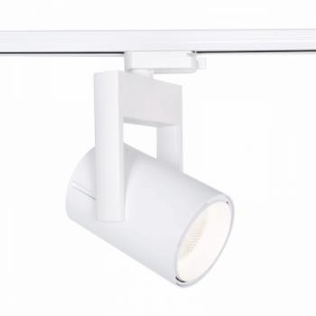 Sínes LED lámpa , track light , 1 fázisú , 2 pólusú , 25 Watt , 38° , természetes fehér , fehér , Elmark kép