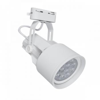 Sínes LED lámpa , track light , 1 fázisú , 2 pólusú , E27 , PAR30 , 12 Watt , természetes fehér , fehér , Elmark kép