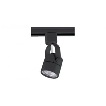 Sínes LED lámpa , track light , 1 fázisú , 2 pólusú , GU10 , 6.5 Watt , 120° , természetes fehér , fekete , Elmark kép