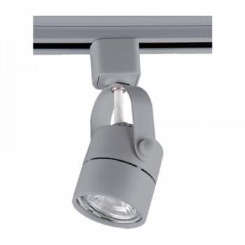 Sínes LED lámpa , track light , 1 fázisú , 2 pólusú , GU10 , 6.5 Watt , 120° , természetes fehér , szürke , Elmark kép