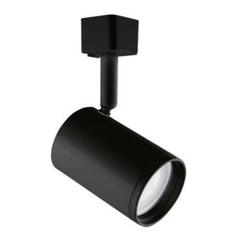 Sínes LED lámpa , track light , 1 fázisú , 2 pólusú , GU10 foglalat , fekete , STRÜHM , HAGA kép