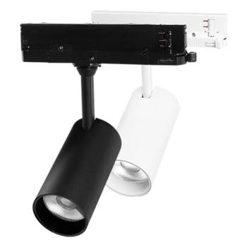 Sínes LED lámpa , track light , 3 fázisú , 4 pólusú , 30 Watt , RGB-CCT , dimmelhető , fehér, Zigbee 3.0+2.4G , Philips Hue és IKEA TRADFI kompatibilis , Miboxer (Mi-Light) , TS5-30W-ZR kép