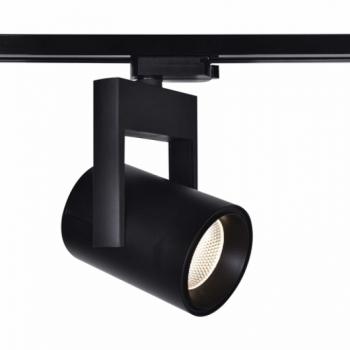 Sínes LED lámpa , track light , 3 fázisú , 4 pólusú , 35 Watt , természetes fehér , fekete , ELMARK kép