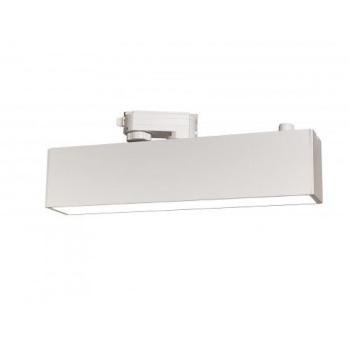 Sínes LED lámpa , track light , lineáris , 1 fázisú , 2 pólusú , 12 Watt , 30 cm , természetes fehér , fehér kép