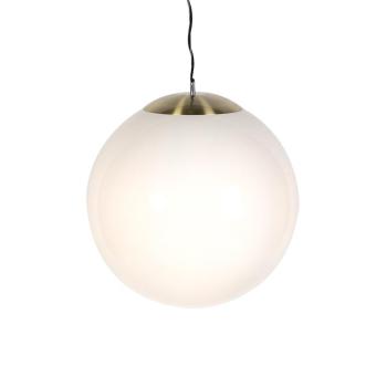Skandináv lógólámpa opál üvegből 50 cm - Ball 50 kép