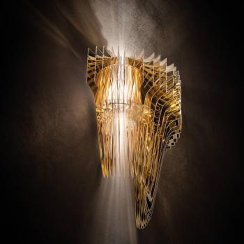 Slamp Aria designer fali lámpa, arany kép