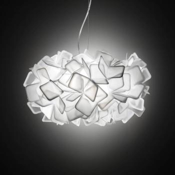 Slamp Clizia - designer függő lámpa, fehér kép
