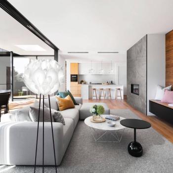 Slamp Flora - designer állólámpa, fehér kép