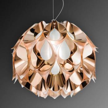 Slamp Flora - designer függő lámpa, réz, 50 cm kép