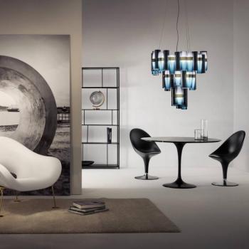 Slamp La Lollo XL LED függő lámpa, Ø 80 cm, grad. kép