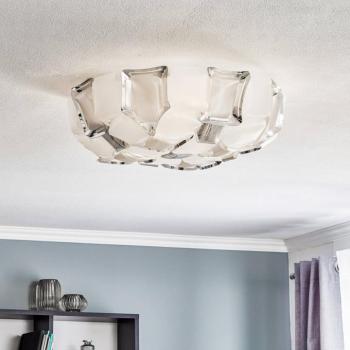 Slamp Mida mennyezeti lámpa, 50 cm, fehér-platina kép