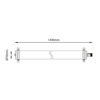 SLC Lava LED mennyezeti világítás PMMA IP69 kép