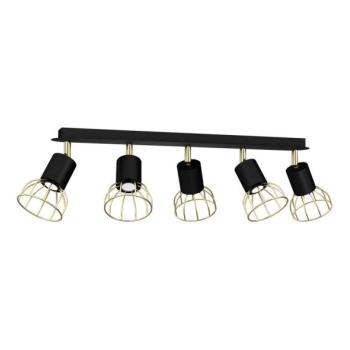  Spotlámpa DANTE 5xGU10/25W/230V fekete/arany  kép
