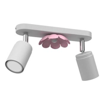  Spotlámpa FLOWER 2xGU10/8W/230V fehér  kép