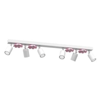  Spotlámpa FLOWER 6xGU10/8W/230V fehér  kép