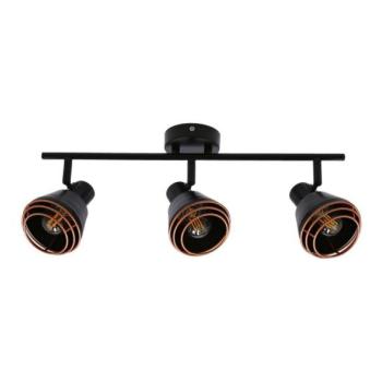  Spotlámpa NERIA 3xE14/40W/230V fekete/réz  kép