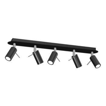  Spotlámpa PRESTON 5xGU10/40W/230V fekete  kép