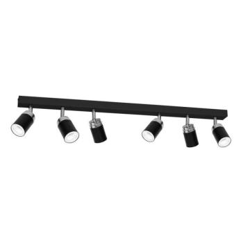  Spotlámpa RENO 6xGU10/60W/230V fekete/króm  kép