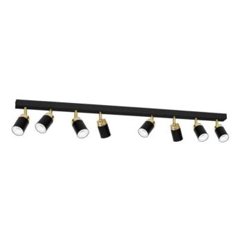  Spotlámpa RENO 8xGU10/8W/230V fekete/arany  kép