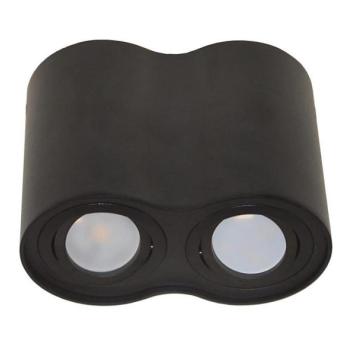  Spotlámpa SIROCO 2xGU10/30W/230V fekete  kép