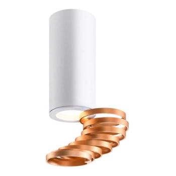  Spotlámpa TUBA 1xGU10/15W/230V fehér/réz  kép