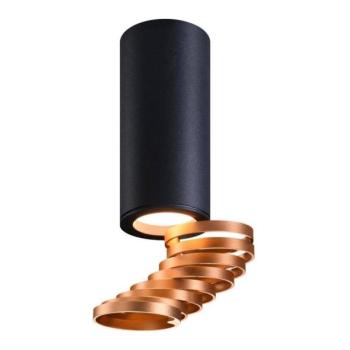  Spotlámpa TUBA 1xGU10/15W/230V fekete/réz  kép