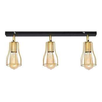  Spotlámpa TUBE 3xE27/15W/230V arany/fekete  kép