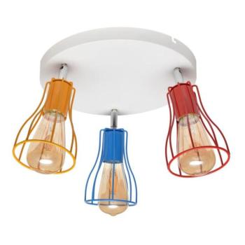  Spotlámpa TUBE II 3xE27/15W/230V narancssárga/kék/piros  kép