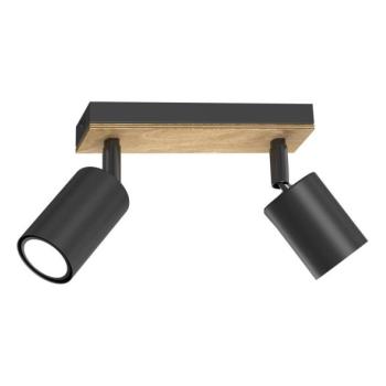  Spotlámpa TULON 2xGU10/8W/230V fekete/tölgy  kép