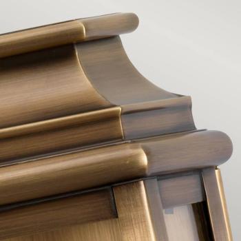 St Martins kültéri fali lámpa, egy izzós antik réz kép